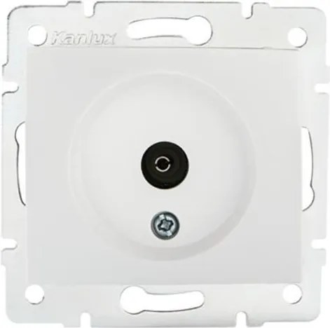 Kanlux Domo fehér F 24742 típusú antennacsatlakozó