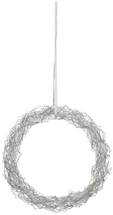 Markslöjd 703442 - LED karácsonyi dekoráció JULLE 30xLED/0,03W/3xAA ezüst