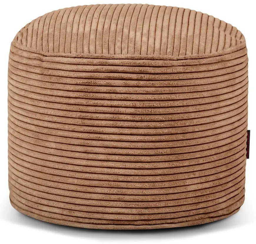 Barna kordbársony babzsákfotel Mini – SLOWDOWN