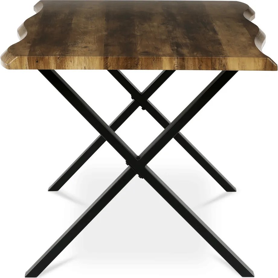 Étkezőasztal 180x90 cm MDF old wood