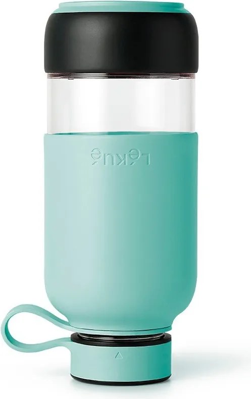 Türkiz üveg utazó ivópalack 500 ml To Go – Lékué