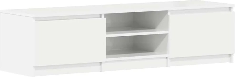 vidaXL magasfényű fehér szerelt fa TV-szekrény 140 x 40 x 35,5 cm