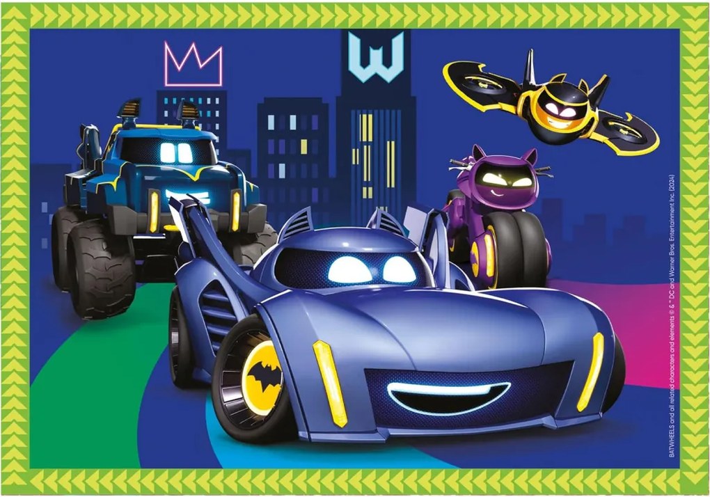 Batman Batwheels 4 az 1-ben puzzle Clementoni