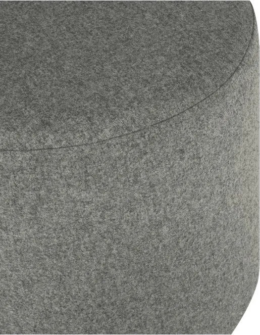 Szürke gyapjú puff Folk – noo.ma