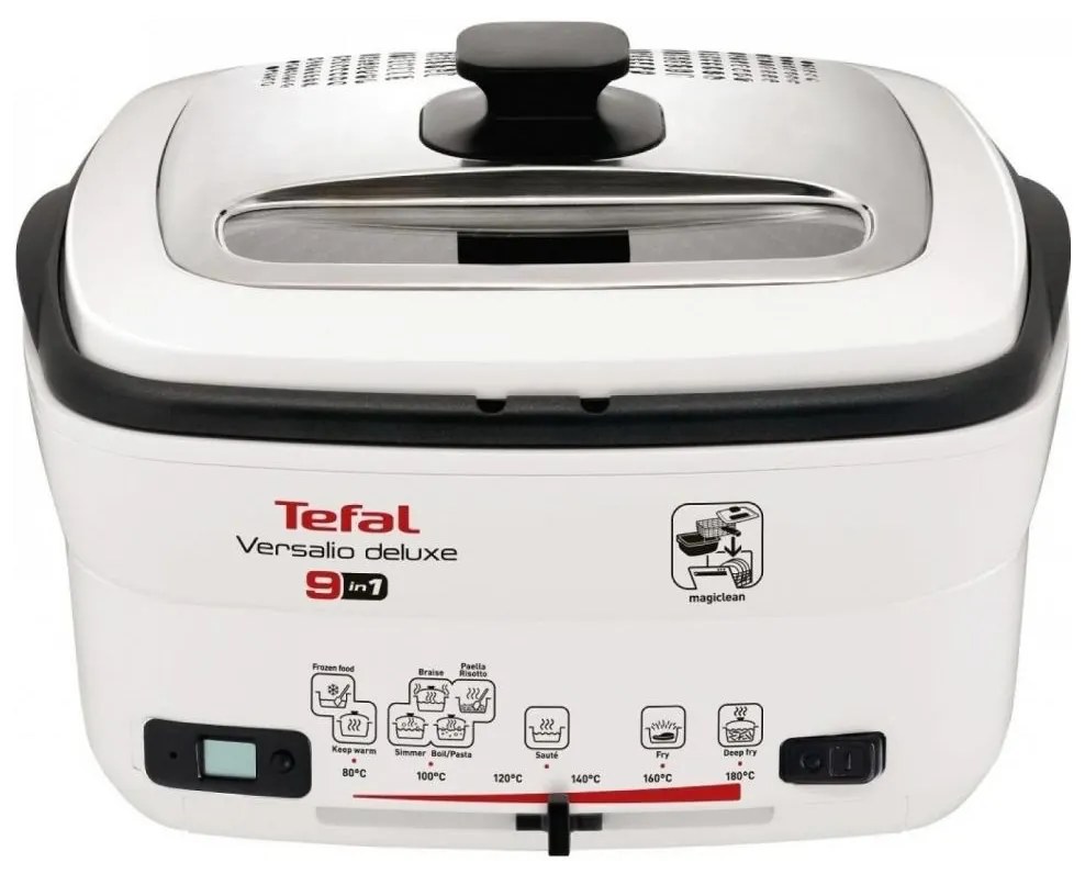 Tefal - Többfunkciós olajsütő 9in1 VERSALIO DE LUXE 1600W/230V 2 l fehér