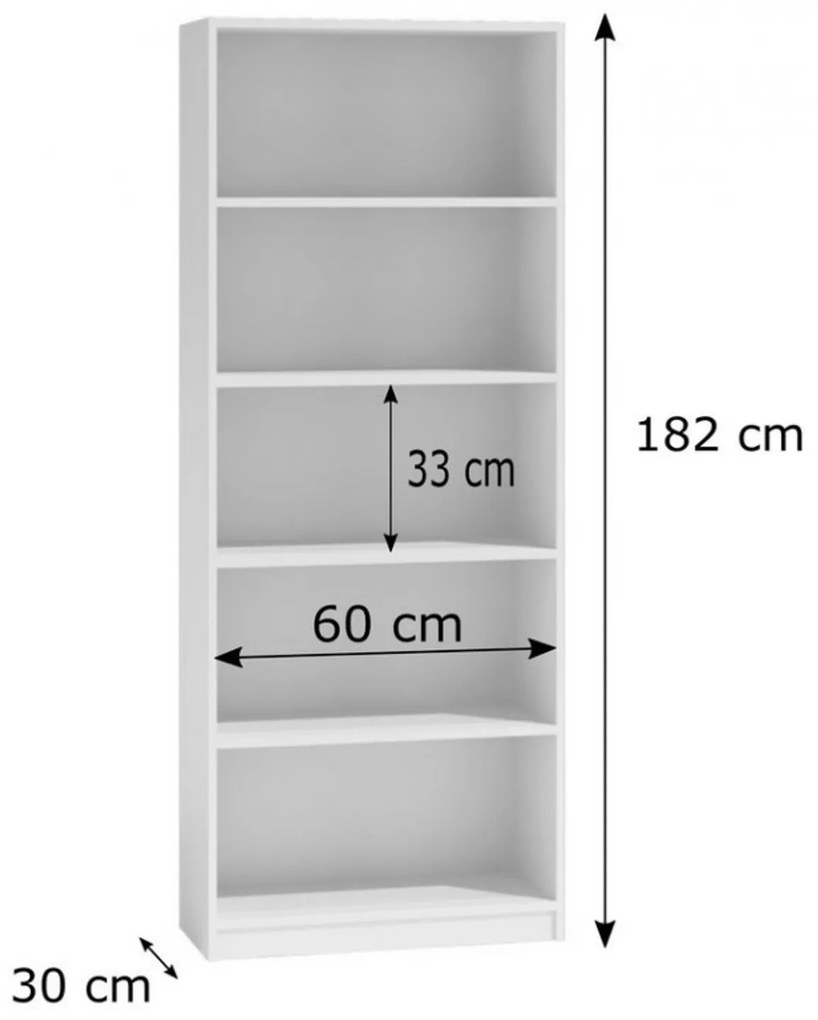 Polcos szekrény 60 cm sonoma tölgy