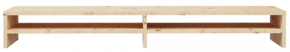 tömör fenyőfa monitorállvány 100 x 24 x 13 cm