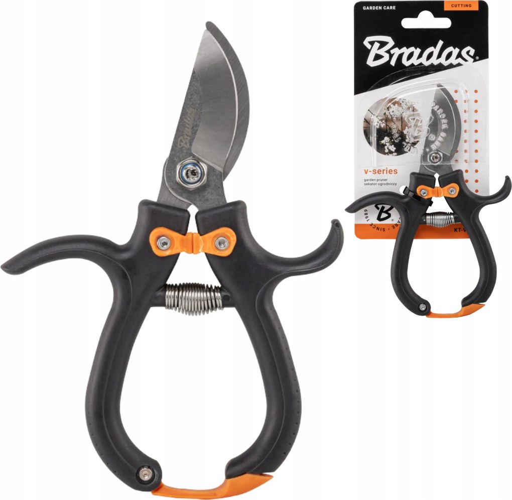 Metszőolló Kerti Kézi Virágágvágó Olló Bradas Acél SK5