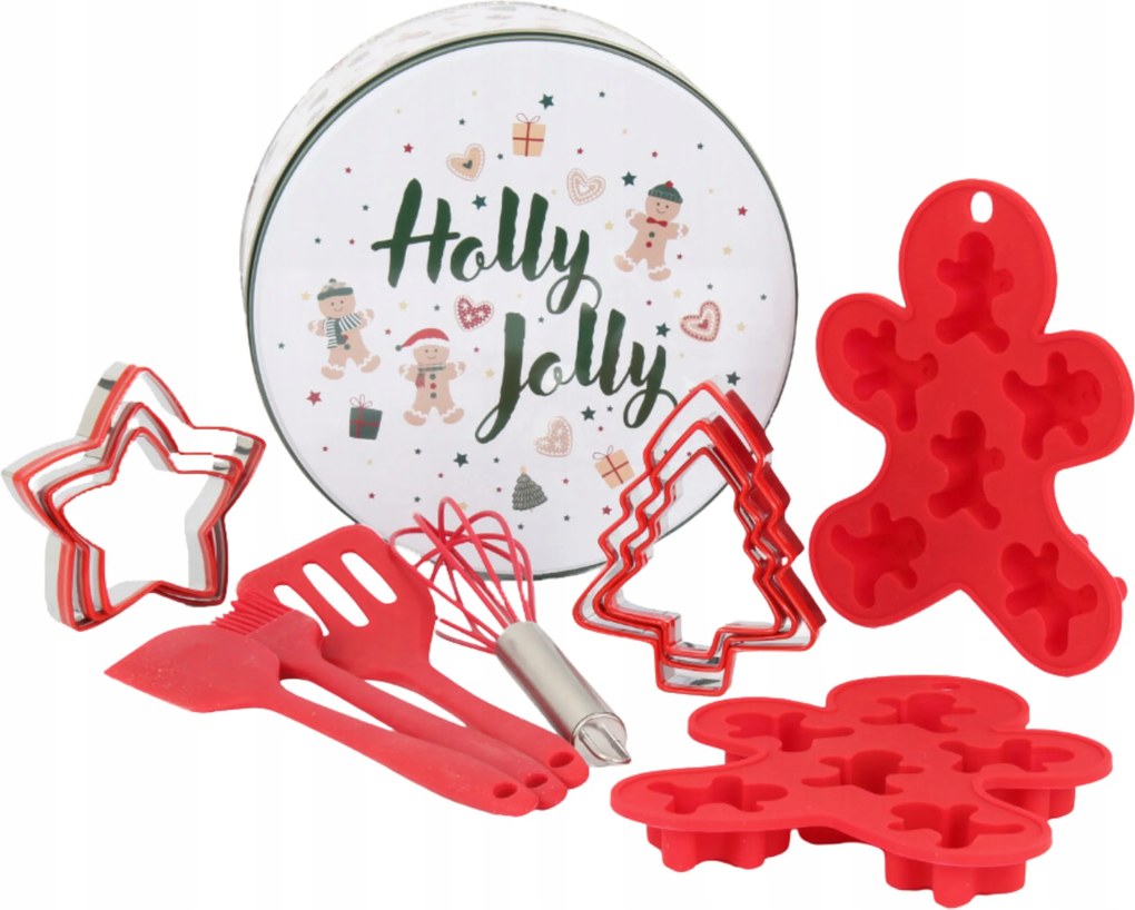 Mézeskalács Sütő Szett, Mézeskalács Formák, Mézeskalács Tároló, Kiegészítők, 13 részes