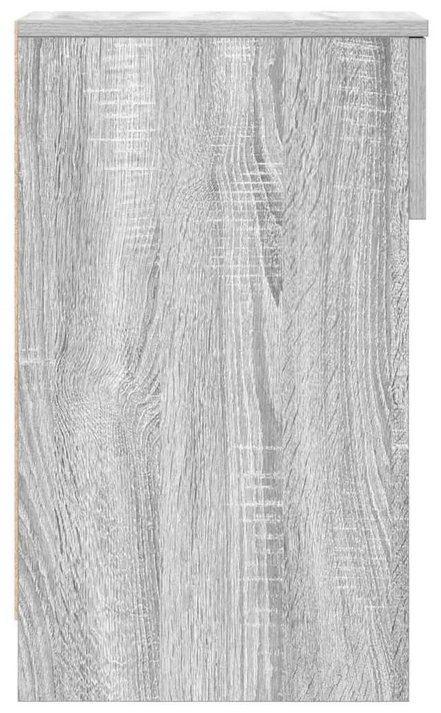 éjjeliszekrények fiókos 2 db szürke sonoma 20 x 36 x 60 cm