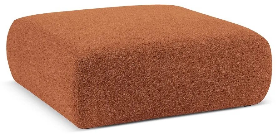 Barna buklé puff Molino – Micadoni Home