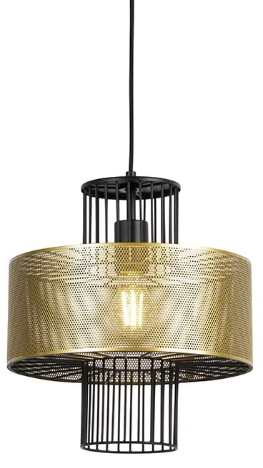 Design lógólámpa arany fekete színben 30 cm - Tess