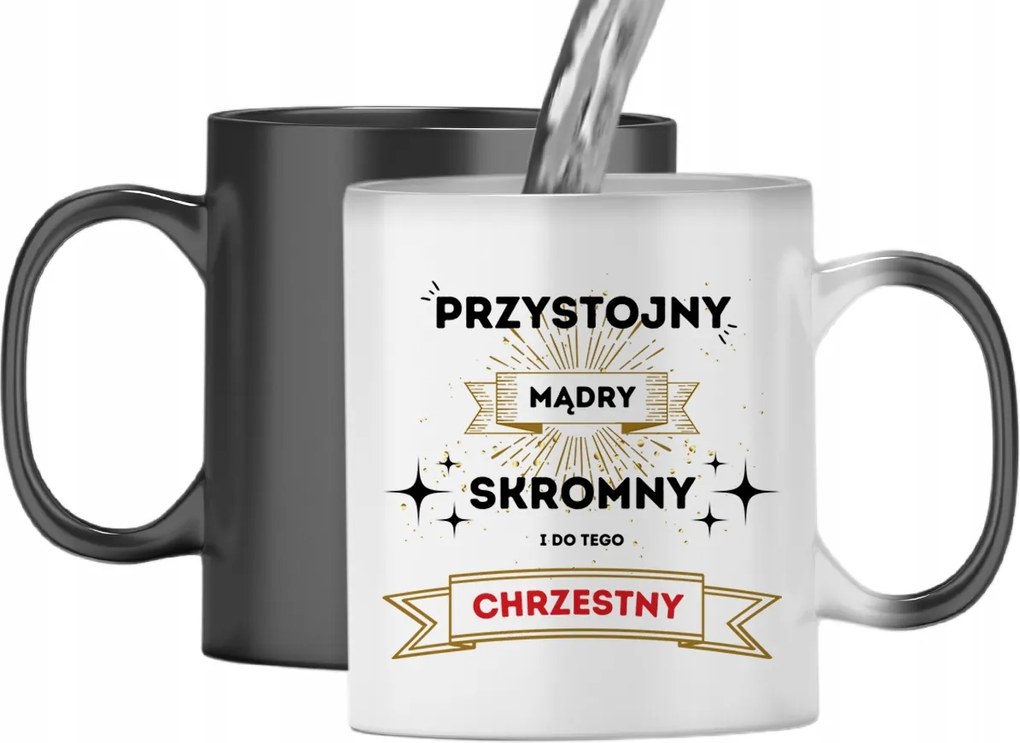 Mágikus Bögre Keresztanyának Színváltós, fényképes nyomattal