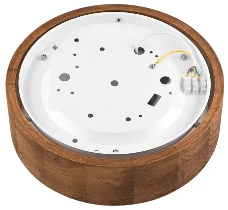 Brilagi - LED mennyezeti lámpa CARVALHO 1xE27/15W/230V tölgy-cseresznye átm. 27 cm