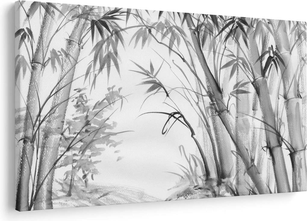 Kép - Bambusz erdő (90x60 cm)