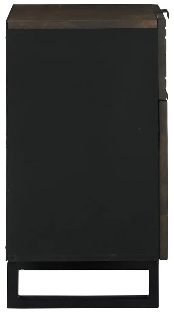 Éjjeliasztal - 50x33x60 cm, Tömör mangófából készült