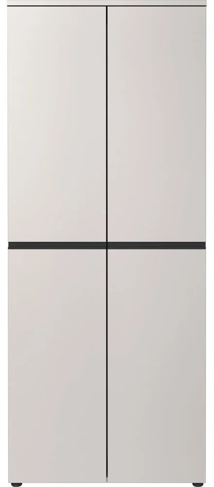 Krémszínű ruhásszekrény 81x197 cm Bedano – Germania