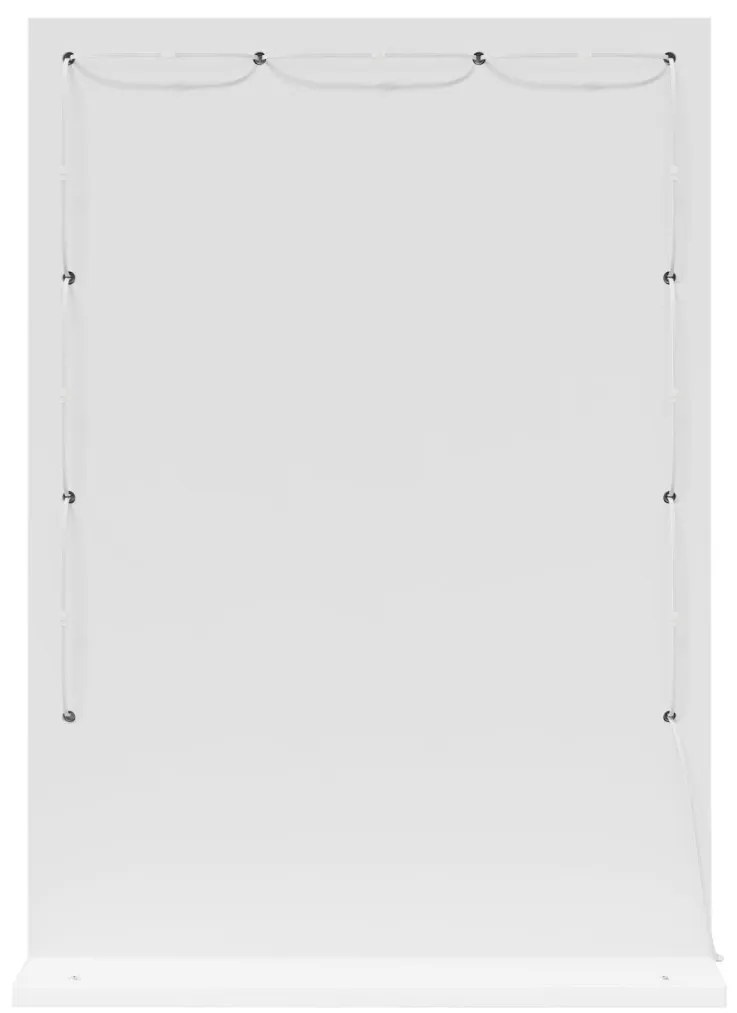 LED fényekkel ellátott sminktükör Fehér 70x50x18 cm