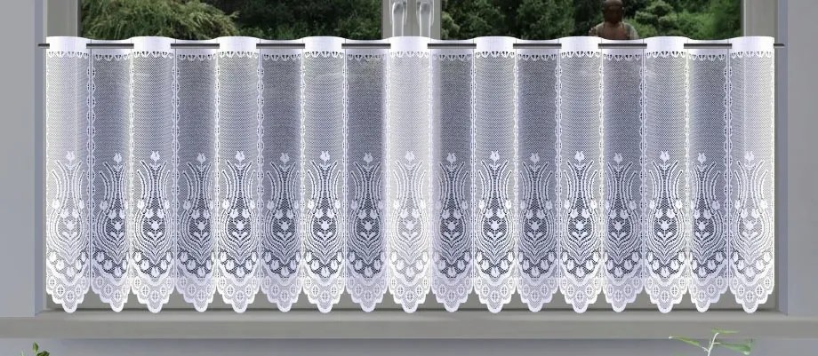 Mg Irigység jacquard fehér 624/443 300x45cm Kész M