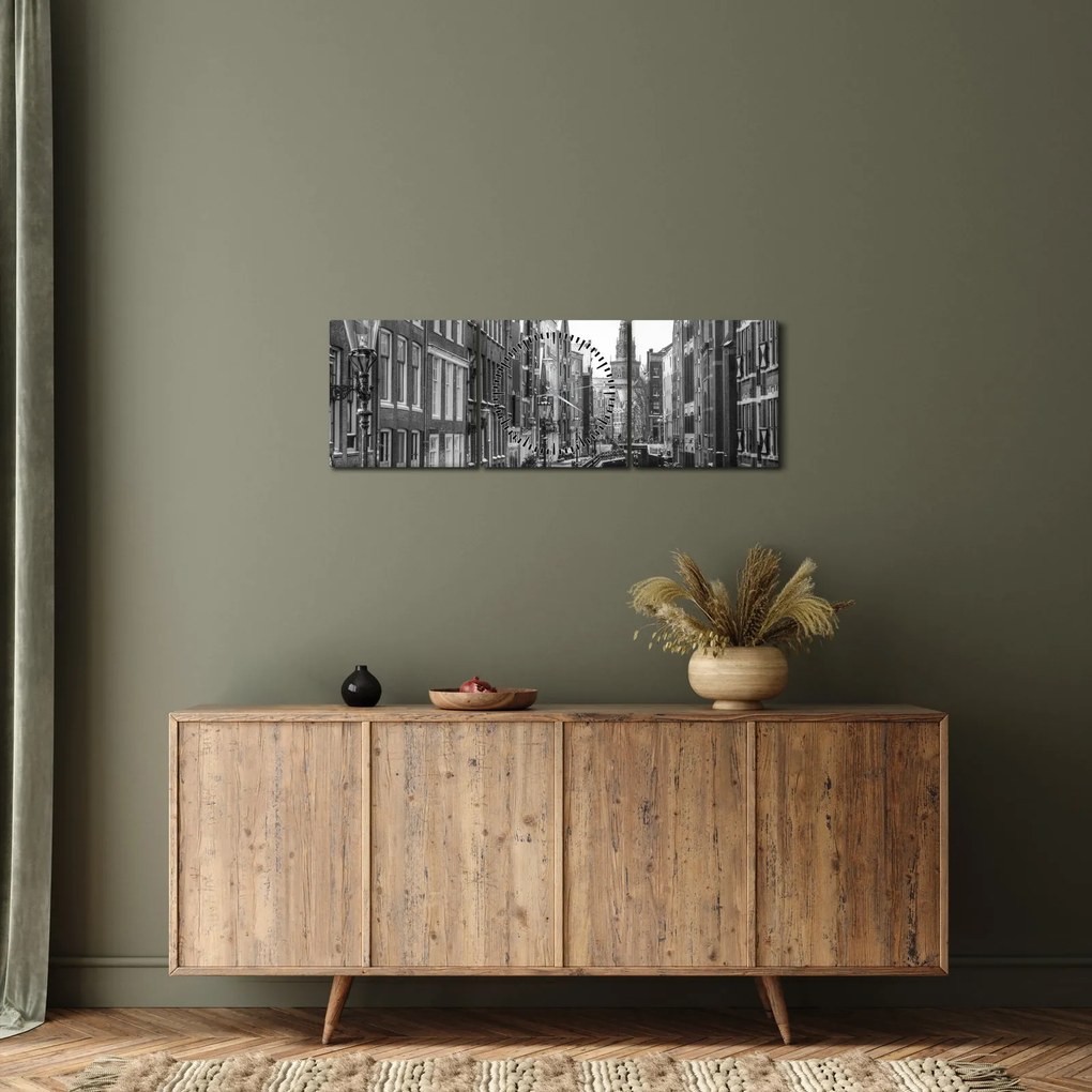 Kép - Hollandia (órával) (90x30 cm)
