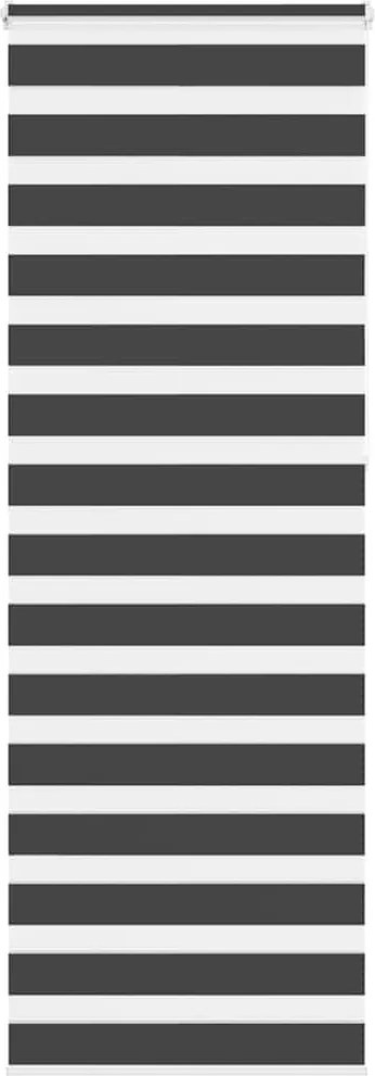 vidaXL zebrafüggönnyel fekete szövetszélesség 80,9 cm poliészter