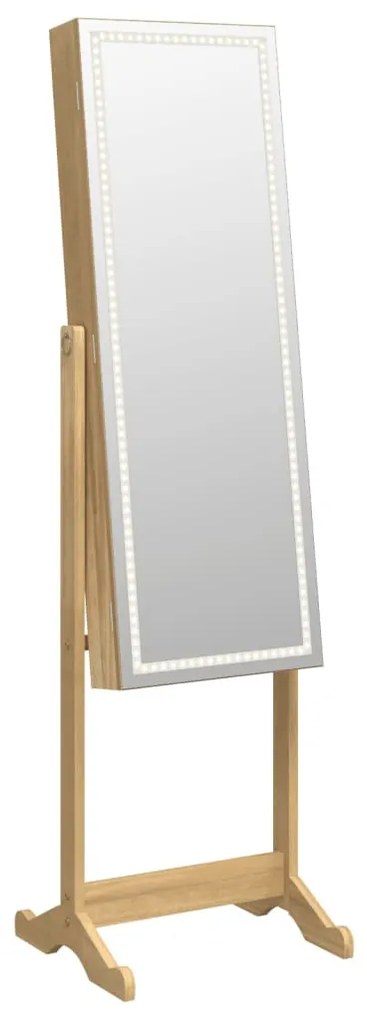 szabadon álló LED-es ékszerszekrény