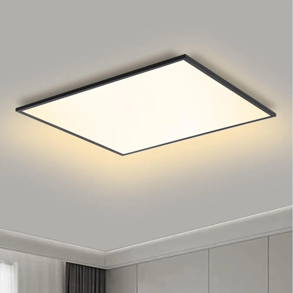 Brilagi - LED Dimmelhető lámpatest SLIMFRAME LED/58W/230V 60x60 cm fekete + távirányító