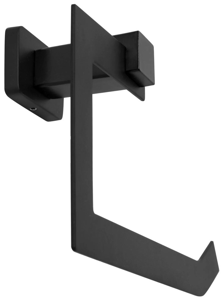 Falra szerelhető wc papír tartó ERLO 04 BLACK