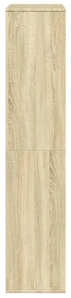 sonoma tölgy színű szerelt fa térelválasztó 100 x 33 x 156,5 cm