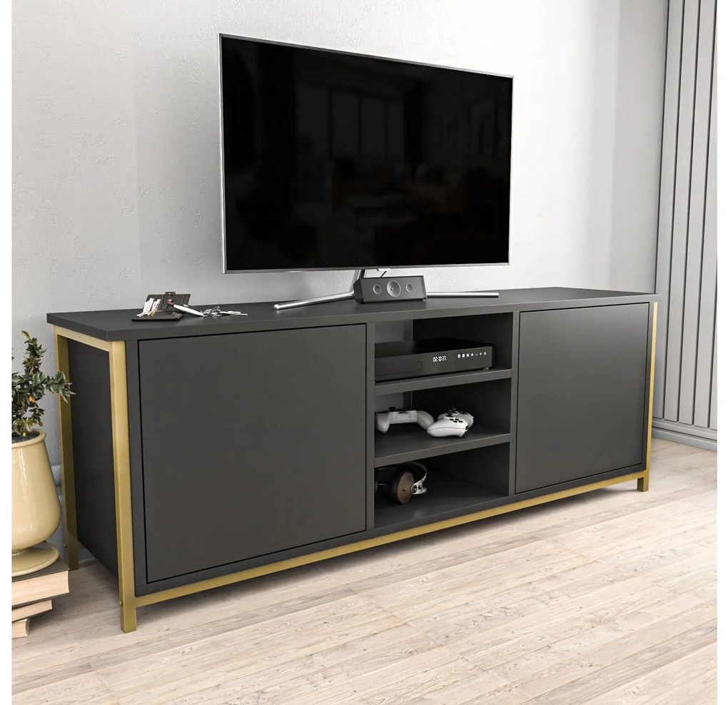 TV asztal Otosello (arany + antracit). 1107348