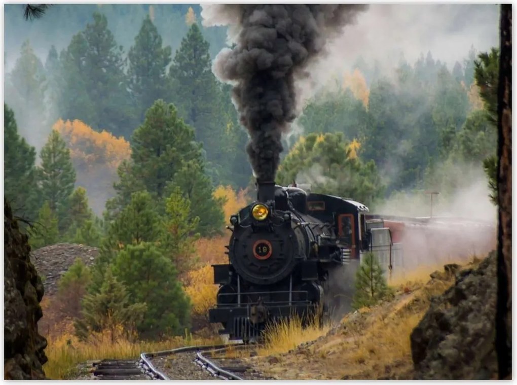 Poszterek 135x100 Gőzmozdony