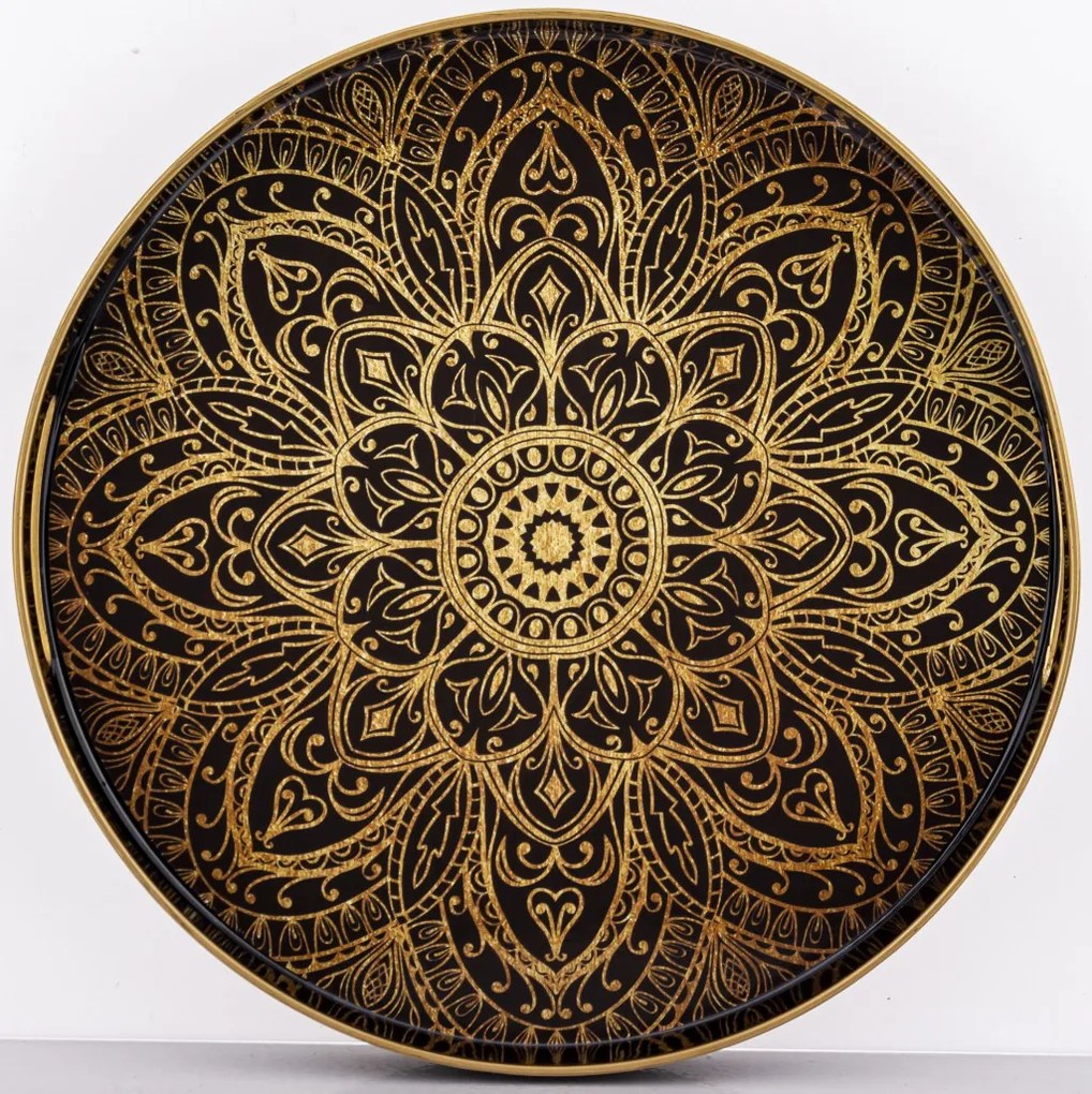 Dekoratív tálca többszínű 4,5x34,5x34,5cm