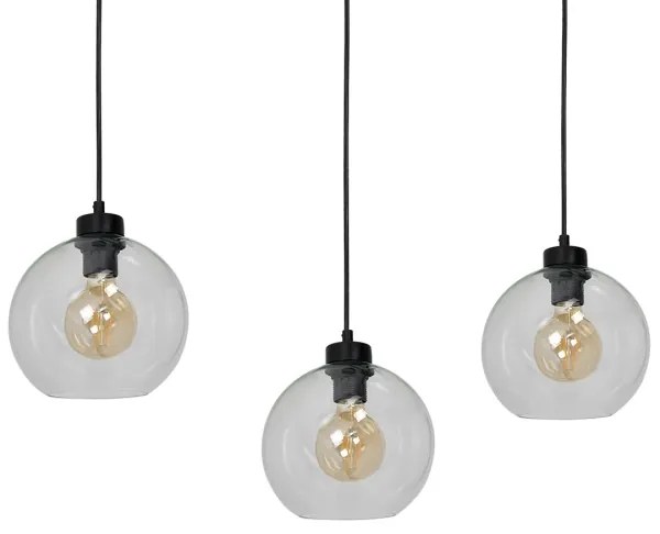 Csillár SOFIA 3xE27 / 60W / 230V átlátszó