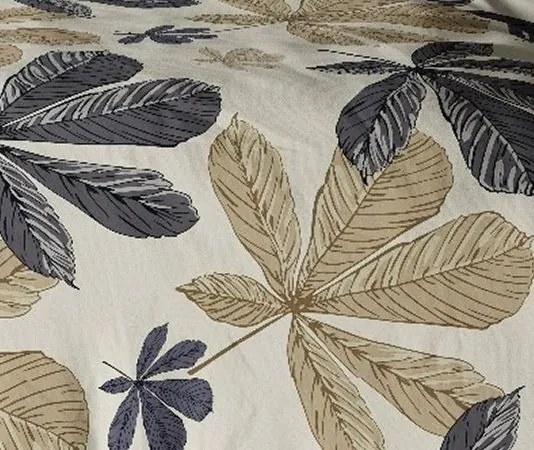 Krepp pamut ágynemű Homa TORRY LEAFS 2 részes 140x200 cm