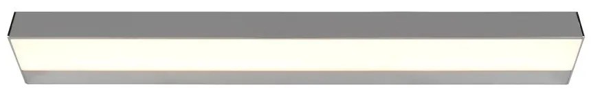 Fényes ezüstszínű LED fali lámpa (hosszúság 60 cm) Rocco – Trio