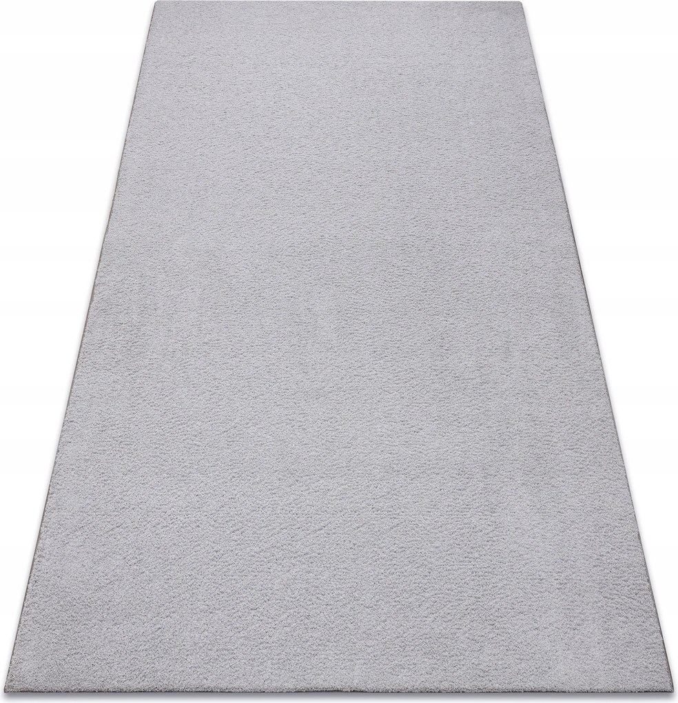 Hálószobaszőnyeg szürke sima egyszínű Puha Vastag Plüss 200x200 cm