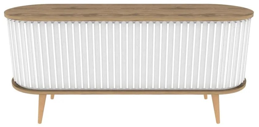 TV szekrény Stor - Oud Oak, White