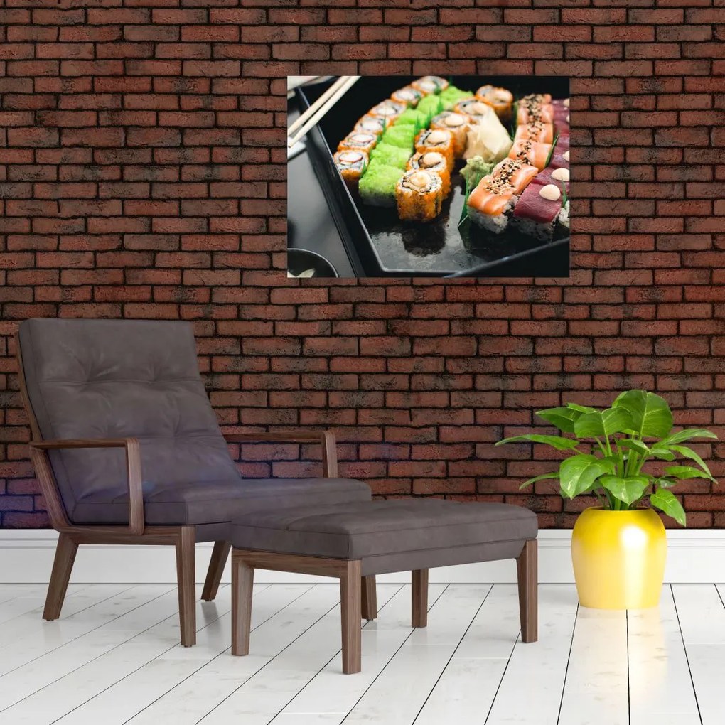 Kép - Sushi (üvegen) (70x50 cm)