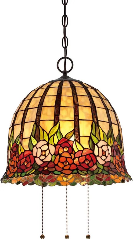 Quoizel ROSECLIFFE QZ-ROSECLIFFE-P Függőlámpa 3x60W/E27