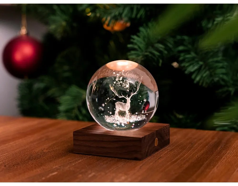 Sötétbarna USB fénydekoráció Amber – Gingko