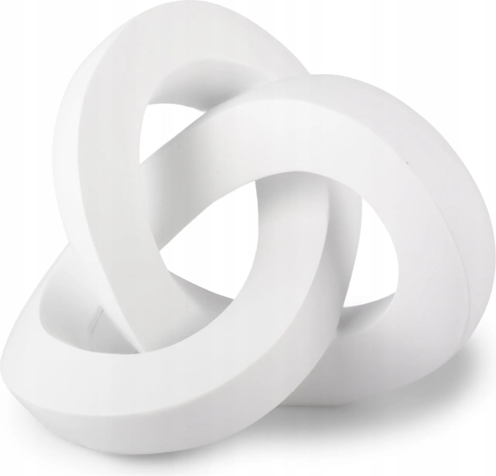 Knots Figura fehér matt 12cm magas