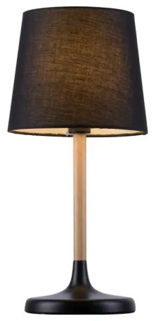 Leuchten Direkt 14423-18 - Asztali lámpa NIMA 1xE14/40W/230V fekete