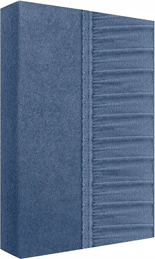 Gumis frottír lepedő 160x200 grafit