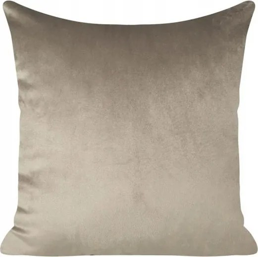 Velúr Párnahuzat 40x40 Bársony Sima Fekete Nappaliba