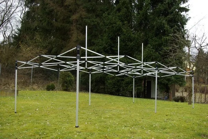 GARTHEN Kerti sátor összecsukható PROFI 3 x 6 m fehér