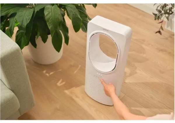 Sencor - Lapát nélküli padlóventilátor 50W/230V fehér + távirányítás