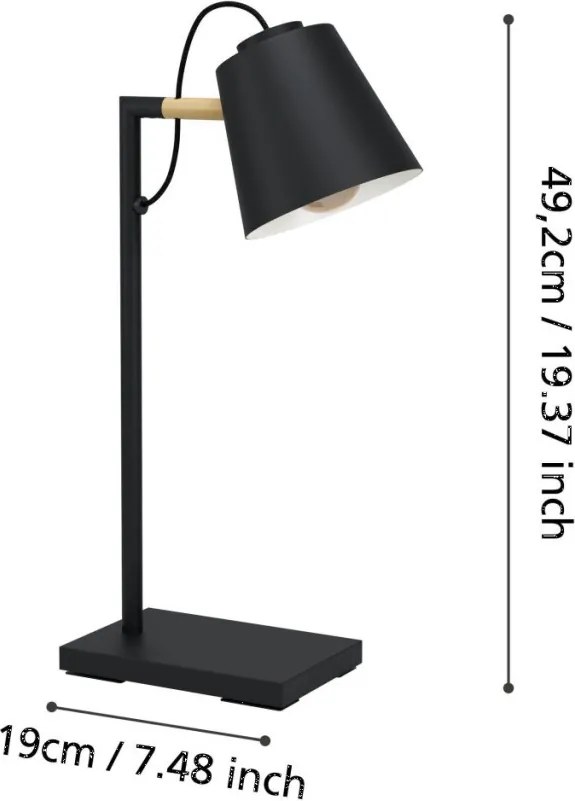 Eglo VERADAL-QI 900628 Asztali lámpa 1x5,5W/LED 3000K 720LM IP20