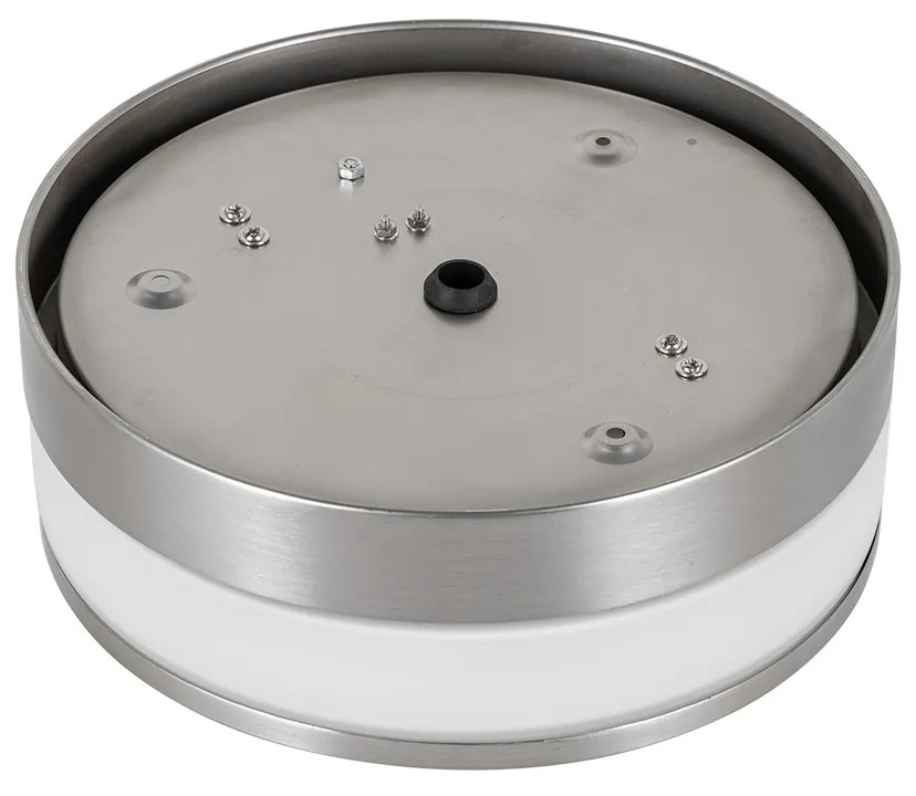 Modern kültéri mennyezeti lámpa acél 23 cm IP44 - Flavi