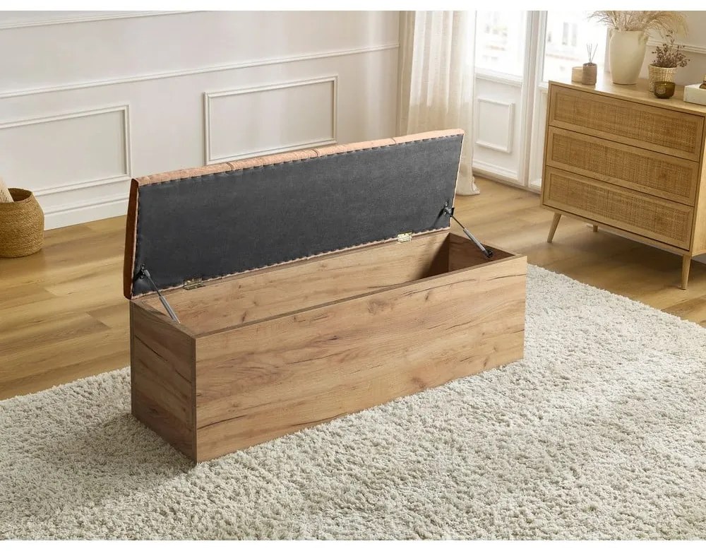 Világos rózsaszín-natúr színű pad Kumo – Bobochic Paris