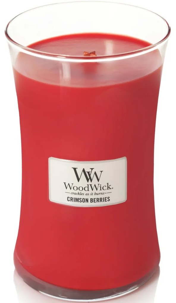 WoodWick Illatos gyertya nagy vázában CrimsonBerries, 609 g